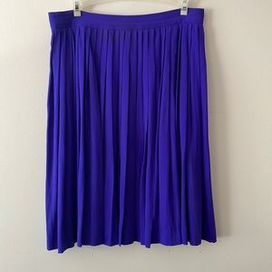 Vintage Silk Pleated Skirt